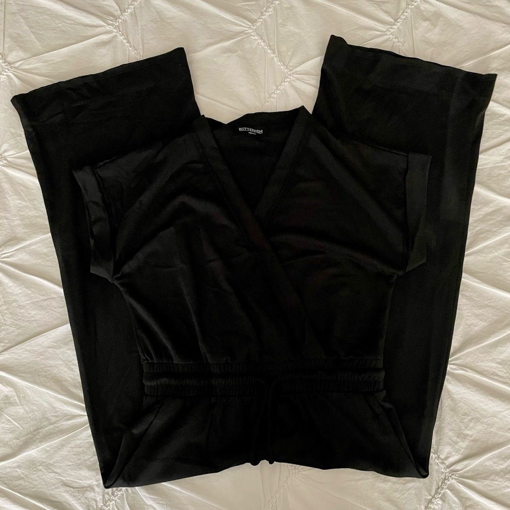 Kittenish Black Jumpsuit
